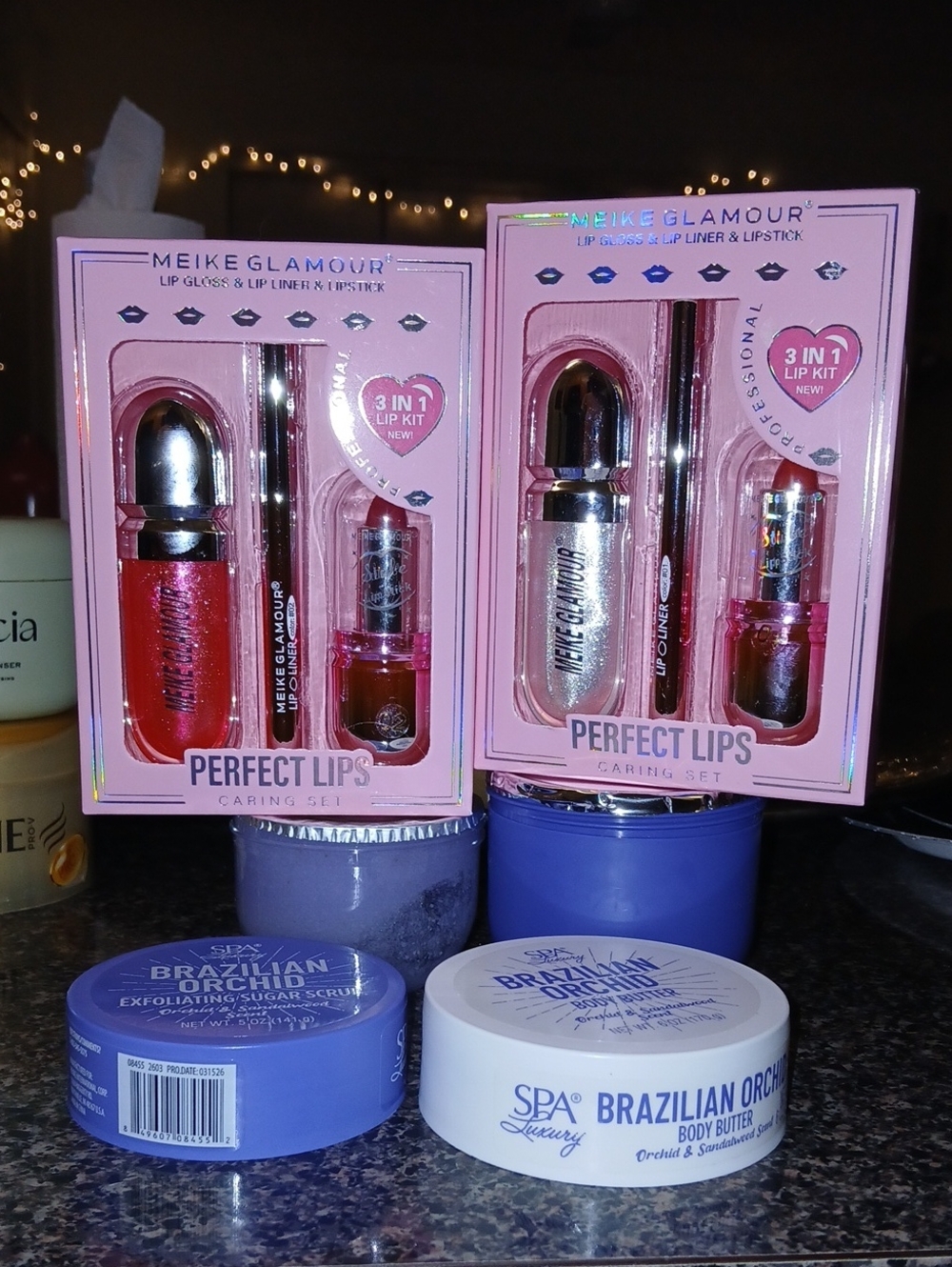 2 Glamour Perfect #Lips 3-in-1 Lip Kit — Pink/Red